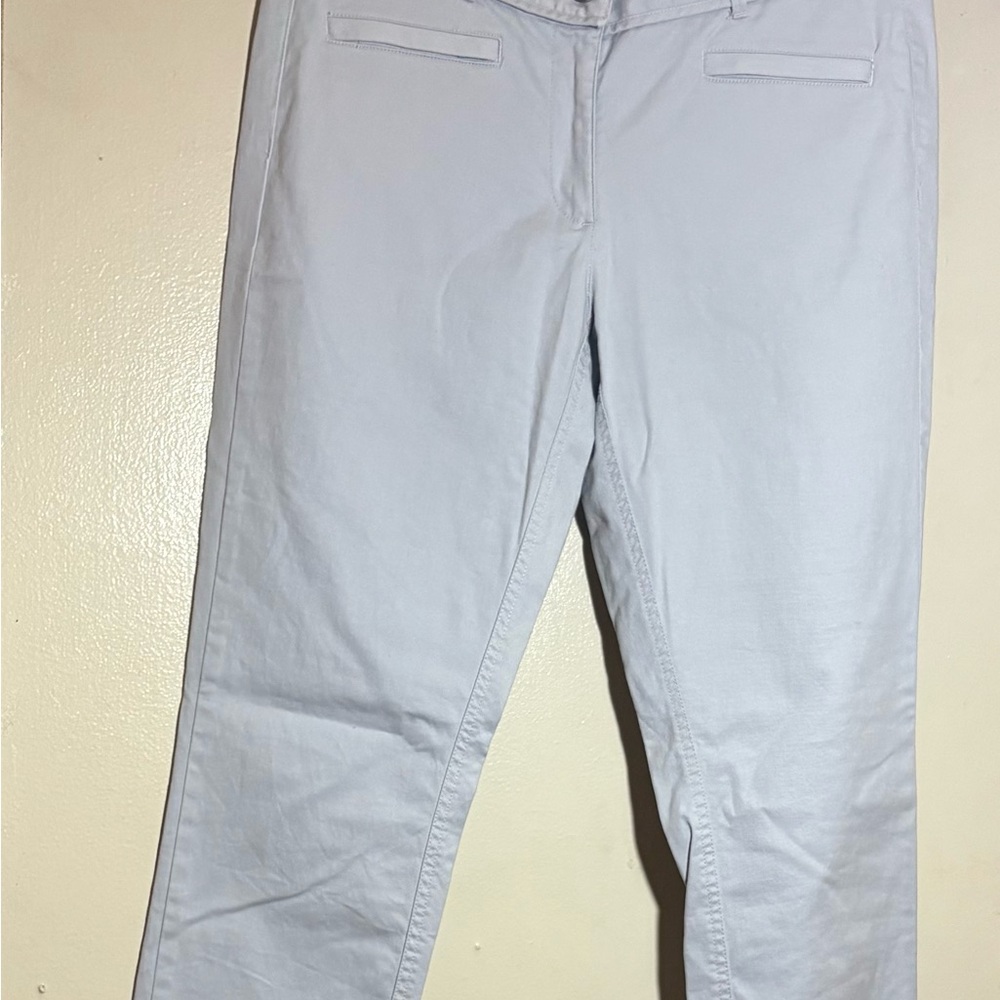 LOFT Women's Light Gray Chinos